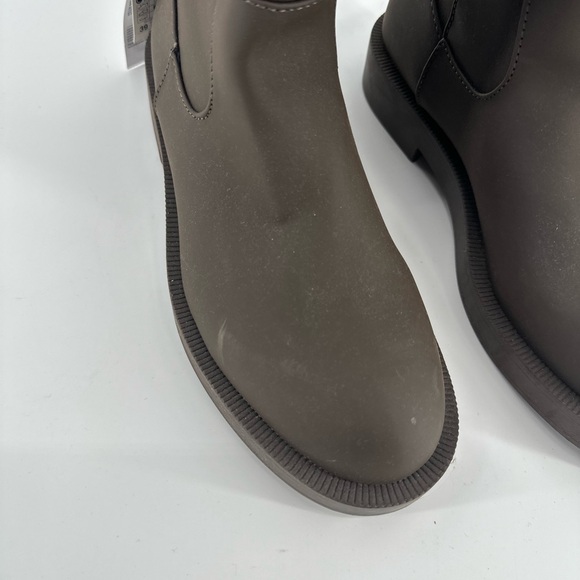 NWT Zara brown rain boots size 8 - Picture 4 of 5